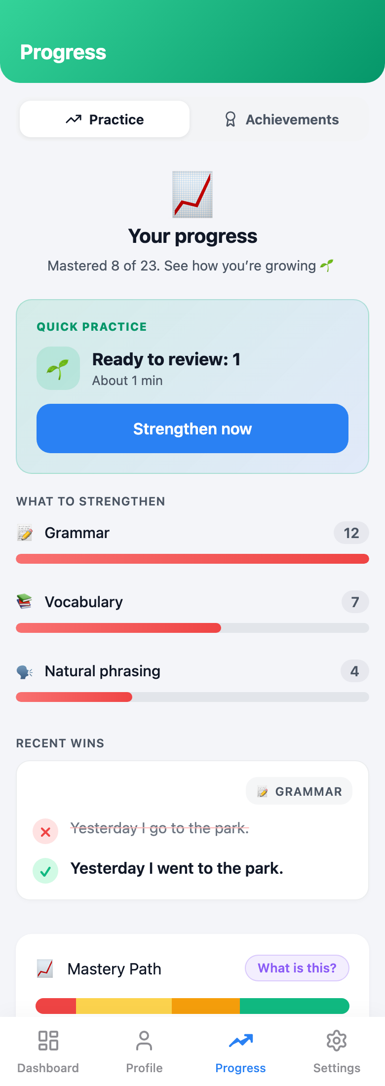 See what is ready to review