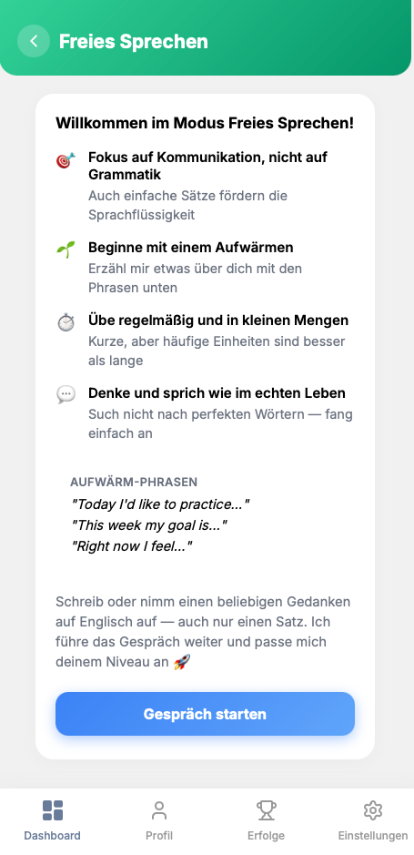 Freies Sprechen