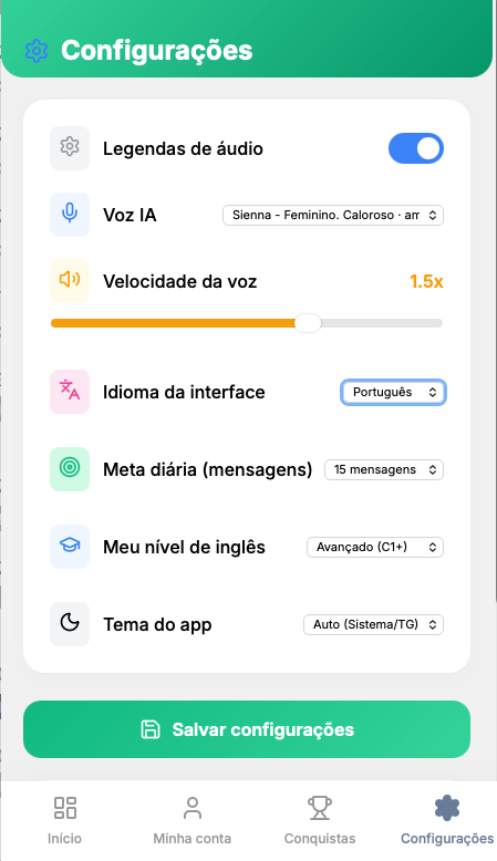 Configurações Perfeitas para Você