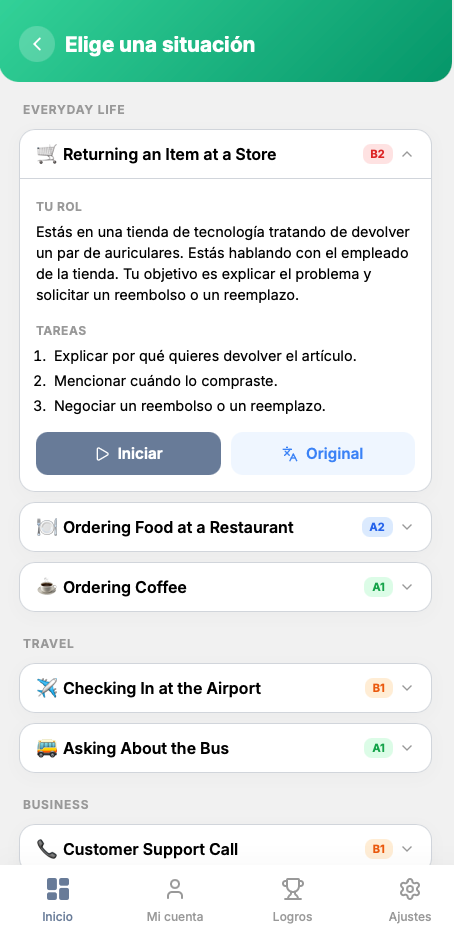 Situaciones de la Vida Real
