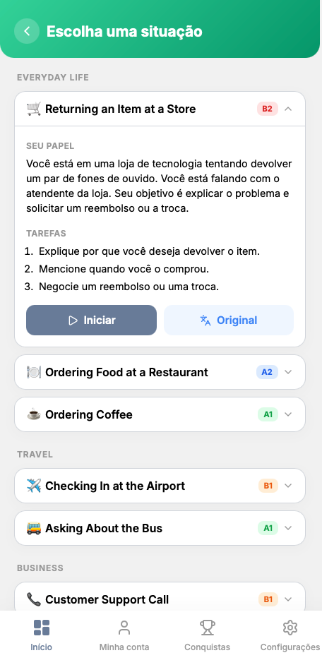 Situações da Vida Real